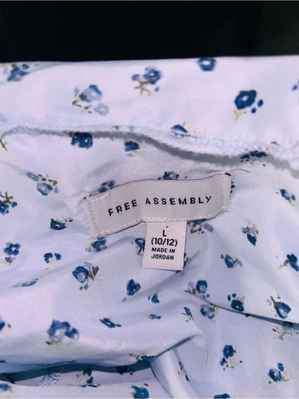 Free Assembly Girls 10/12 Floral Lounge Set